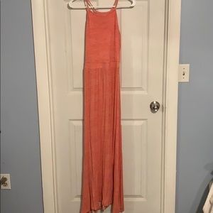 Pink maxi dress